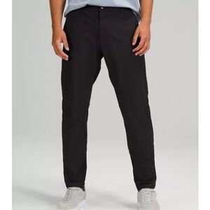 Lululemon Men's Commission Classic Pant Black Warpstreme M5440S Size 33 x 33 EUC